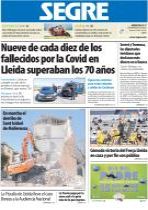 NUEVE DE CADA DIEZ DE LOS FALLECIDOS POR LA COVID EN LLEIDA SUPERABAN LOS 70 AÑOS
