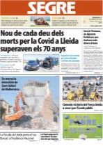 NOU DE CADA DEU DELS MORTS PER LA COVID A LLEIDA SUPERAVEN ELS 70 ANYS SEGUEIXEN ELS CONTROLS PER EVITAR ENTRADES I SORTIDES DE CATALUNYA