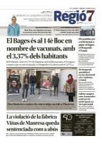 EL BAGES ÉS AL 14È LLOC EN NOMBRE DE VACUNATS, AMB EL 3,37% DELS HABITANTS